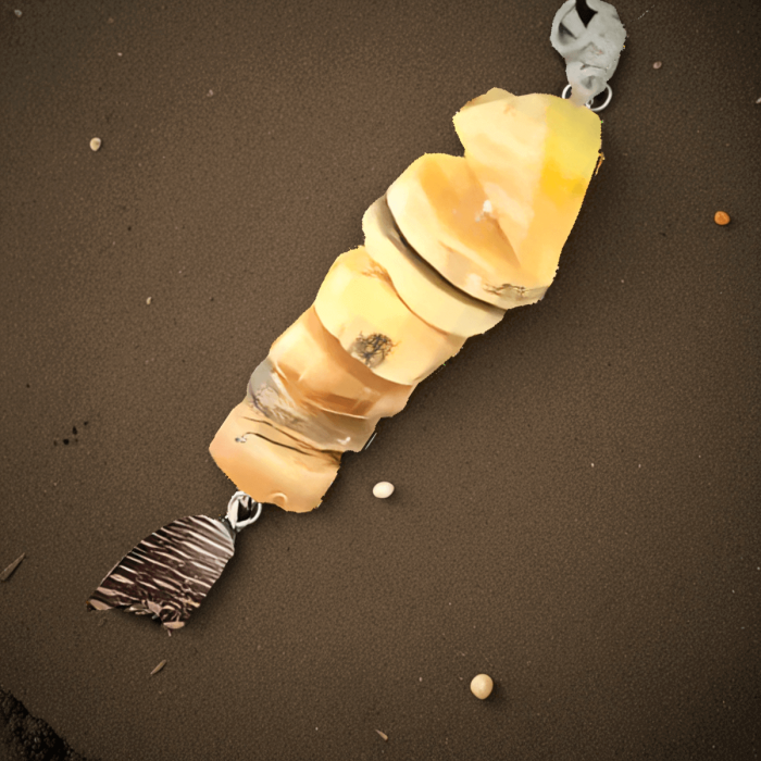 Кулон из янтаря "Рыба" - Морская игра