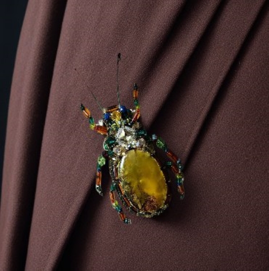 Кулон из янтаря "Жук" - Янтарное укрытие