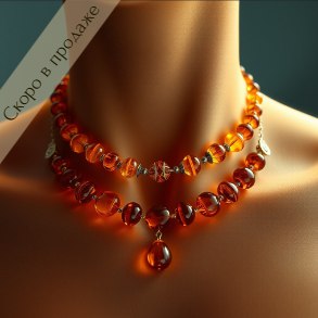 Бусы из янтаря "Чокеры"