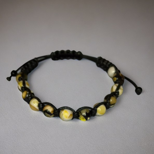Браслет из янтаря - Солнечный луч